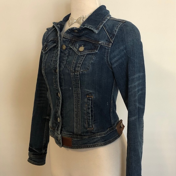 Like-New Classic Pilcro/Anthropologie Jean Jacket - Picture 5 of 13